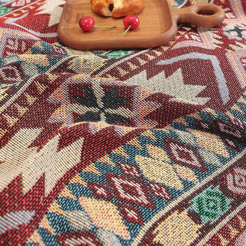 Zarela Boho Chenille Couch Cover