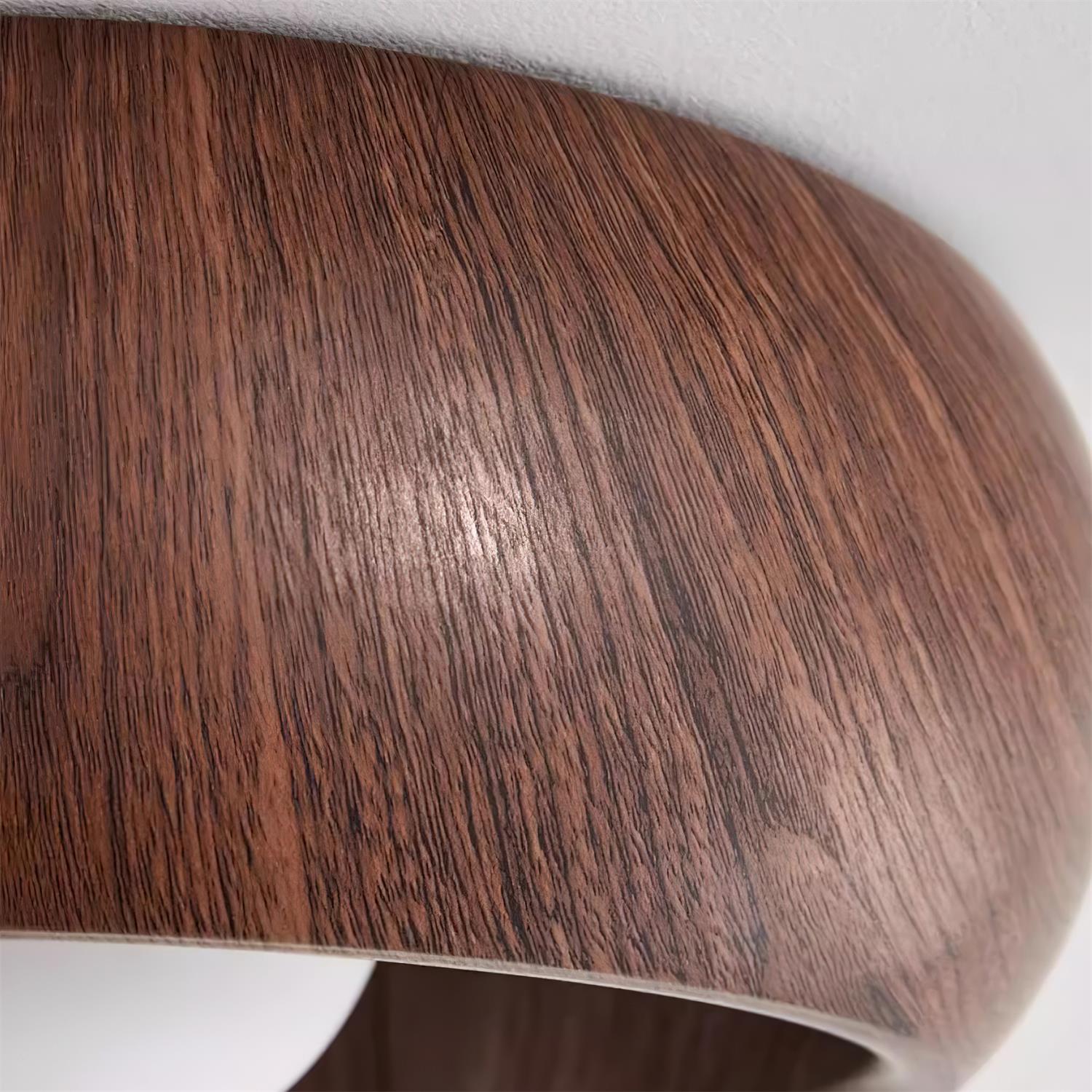 Modern Ceiling Light Wood Flush Mount Minimalist LED Fixture
