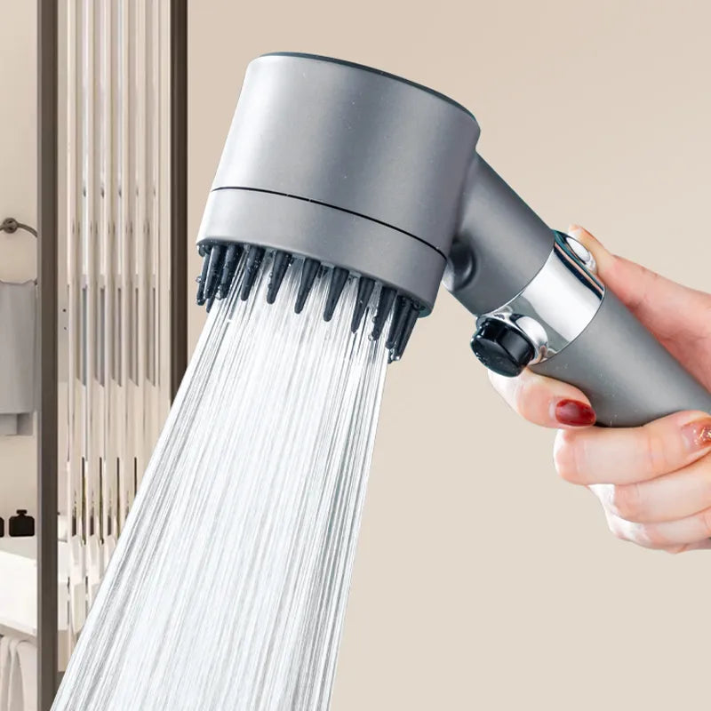 Efficient Sleek High Pressure Filtered Shower Head with 3 Spray Settings