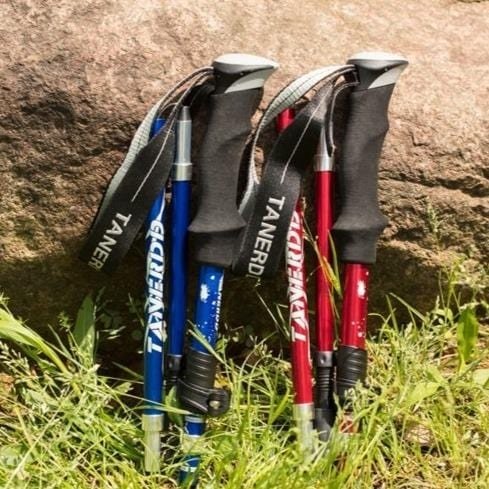 Foldable Adjustable Trekking Poles Lightweight Hiking Support