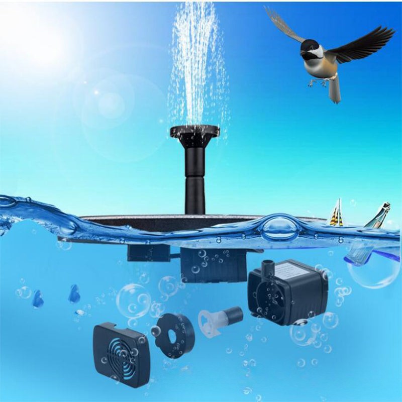 Solar Fountain Pump Floating Water Feature