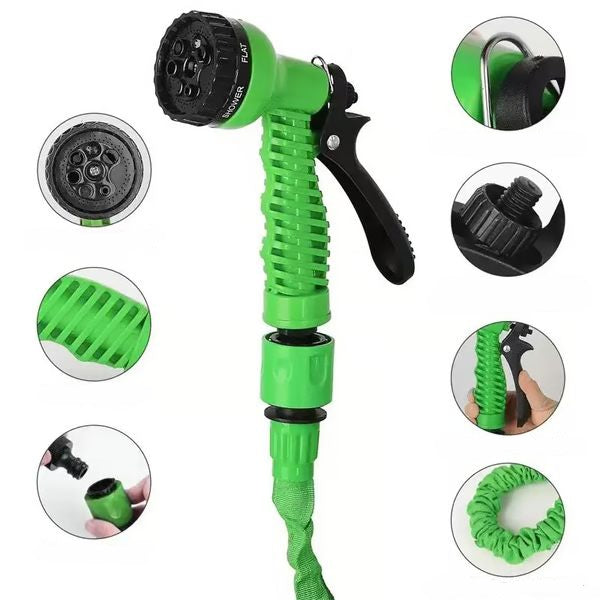 Flexible Expandable Garden Hose Pipe with Spray Nozzle