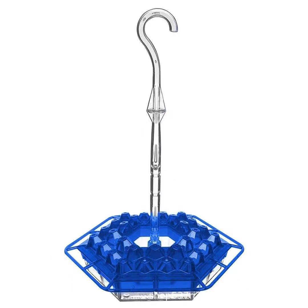 Outdoor Hanging Hummingbird Feeder with Ant Guard Nectar Tray