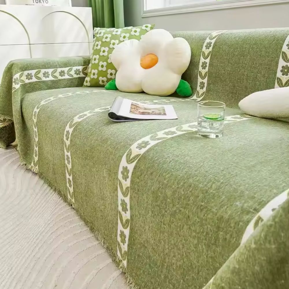 Flourish Leaf Couch Cover