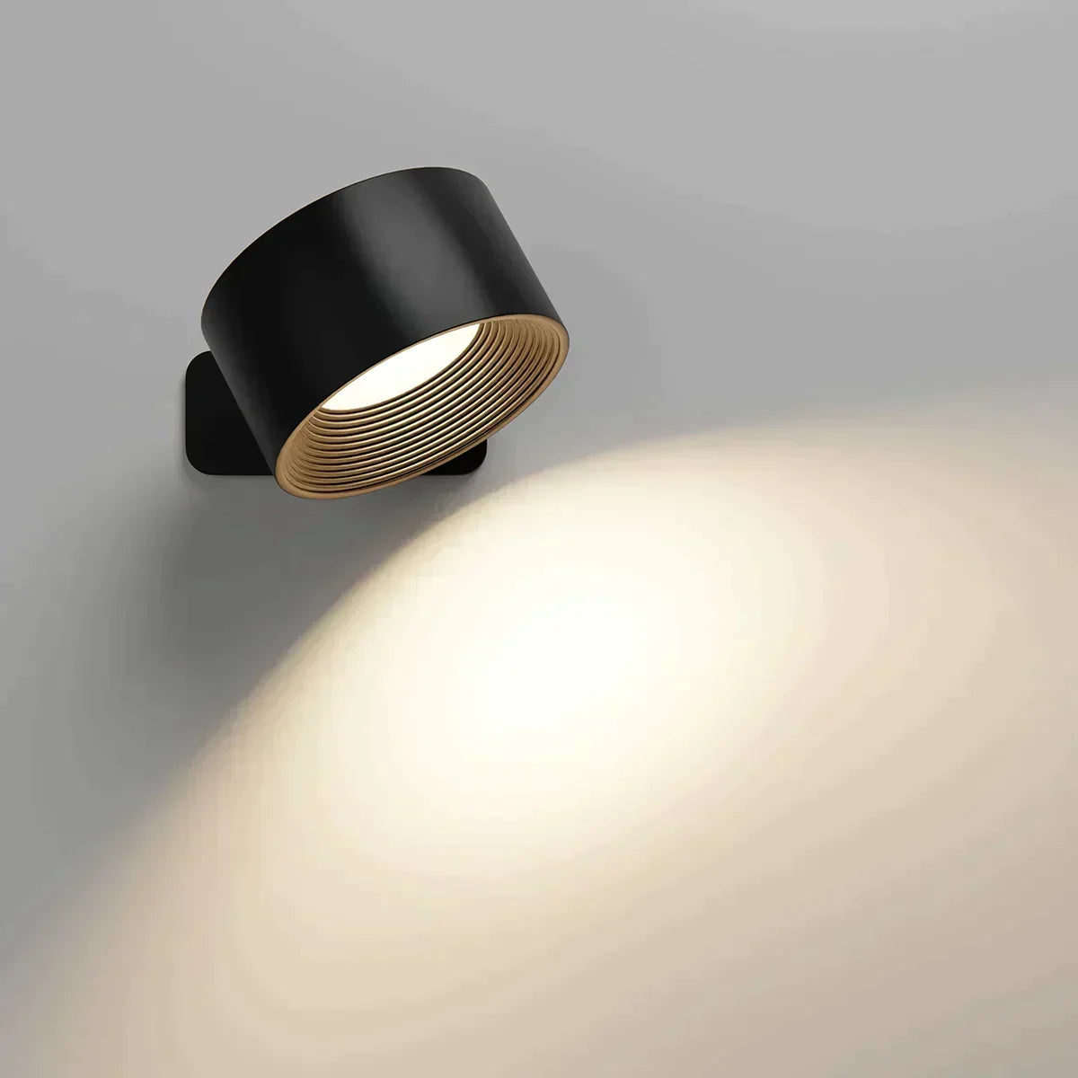 GlowFlex | Wireless Wall Light – Touch Control & 360° Rotation