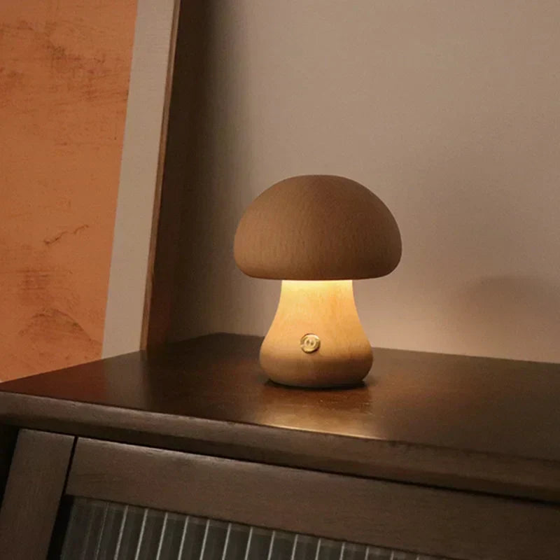 GlowMush | Touch LED Table Lamp – Soft Light for Bedroom & Children’s Room