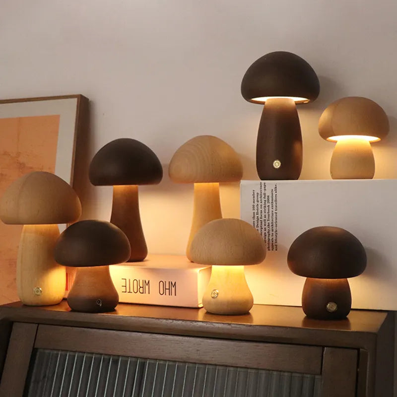 GlowMush | Touch LED Table Lamp – Soft Light for Bedroom & Children’s Room
