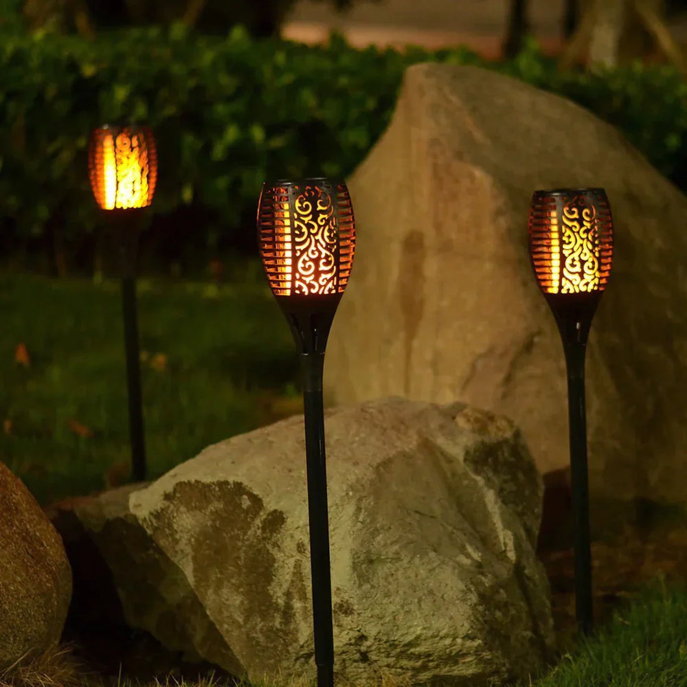 GlowTorch | Solar Garden Torches – Ambient Lighting for Walkways