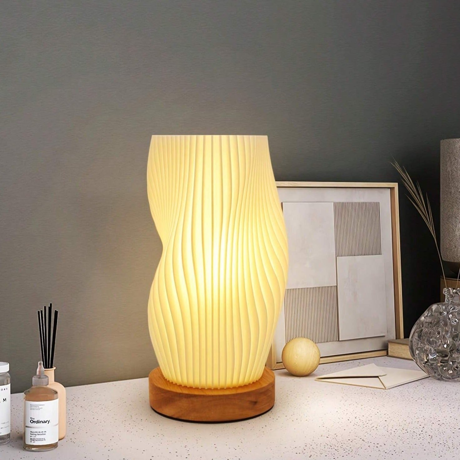 GlowWave | Table Lamp – Stylish Lighting with Warm & Natural Glow
