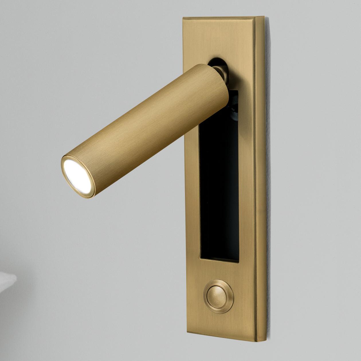 HaloEdge | Wall Sconce – Space-Saving Adjustable Bedside Lamp