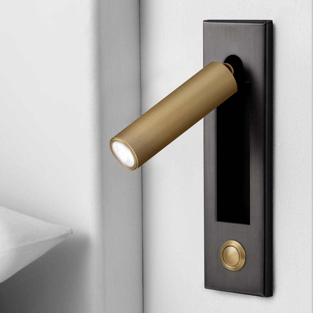 HaloEdge | Wall Sconce – Space-Saving Adjustable Bedside Lamp