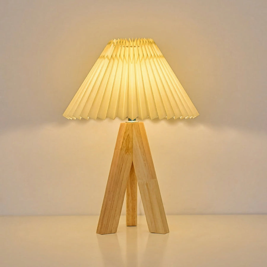 Nordic Pleated Fabric Table Lamp