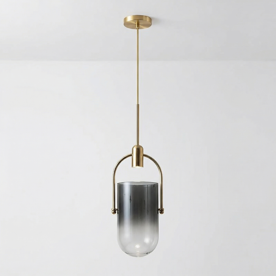 Scandinavian Glass Head Ceiling Chandelier