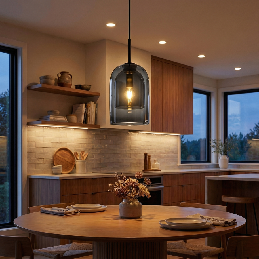 Nordic Single-Head Glass Pendant Light