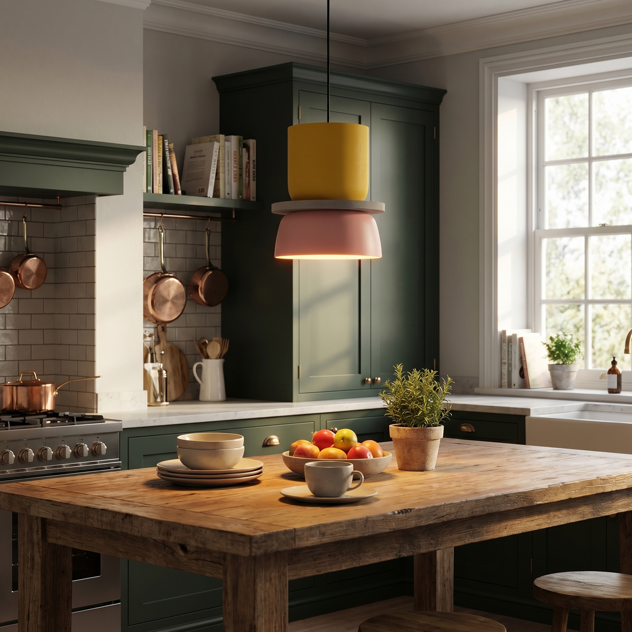Nordic Macaron Pendant Light – Modern Acrylic Chandelier
