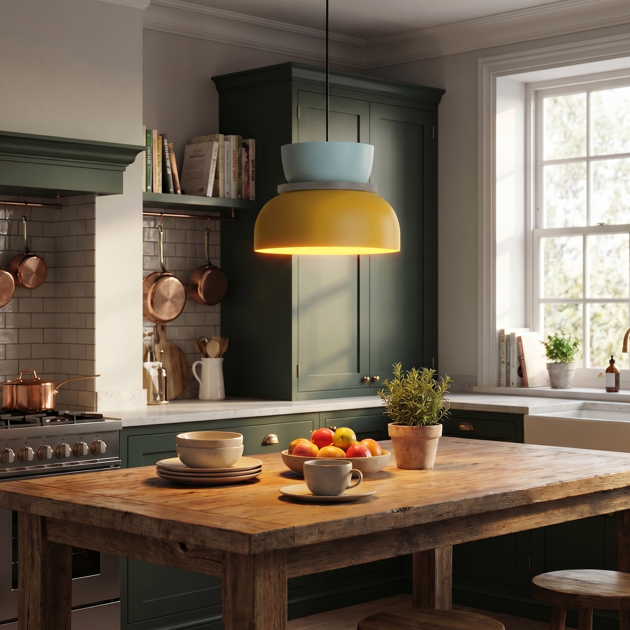 Nordic Macaron Pendant Light – Modern Acrylic Chandelier