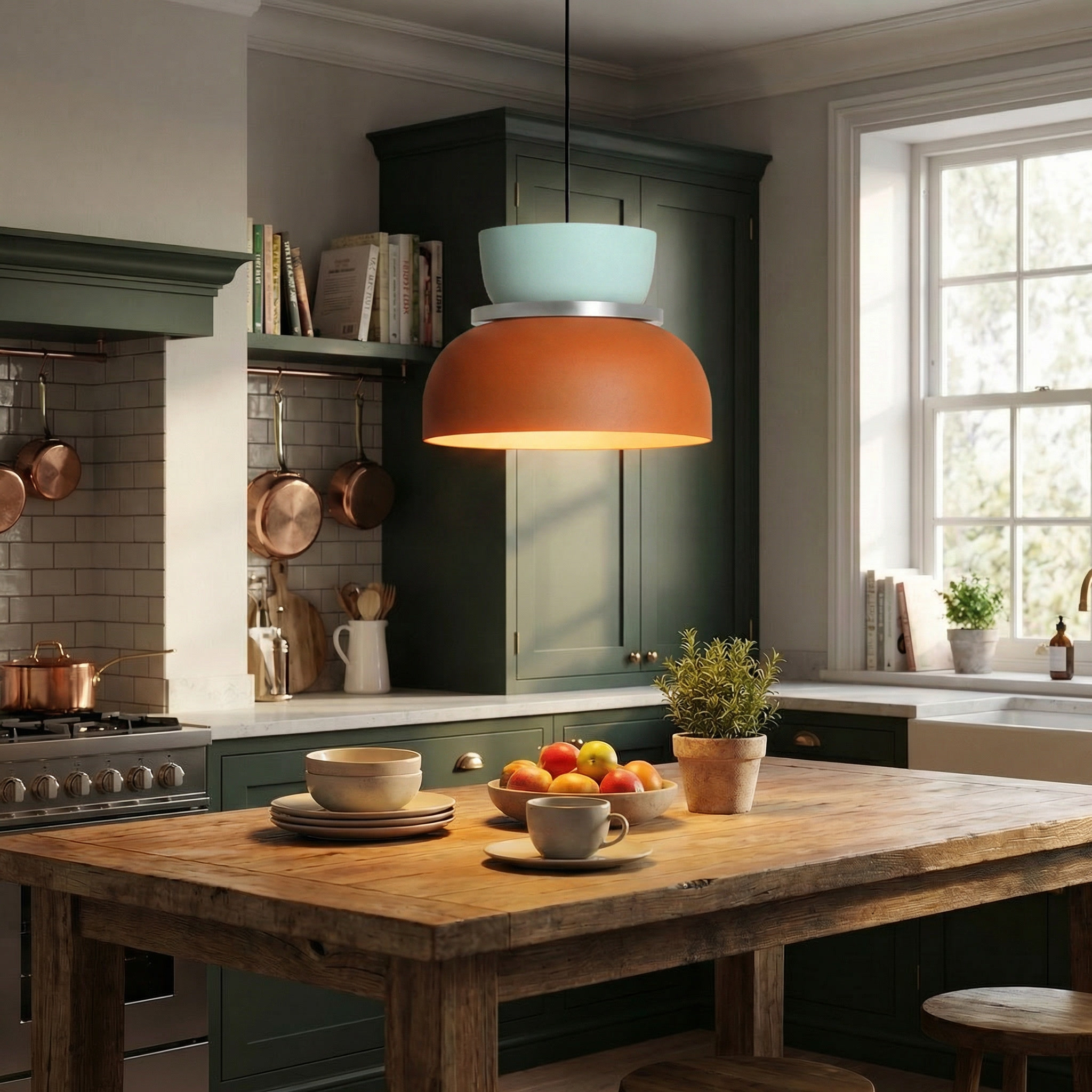 Nordic Macaron Pendant Light – Modern Acrylic Chandelier