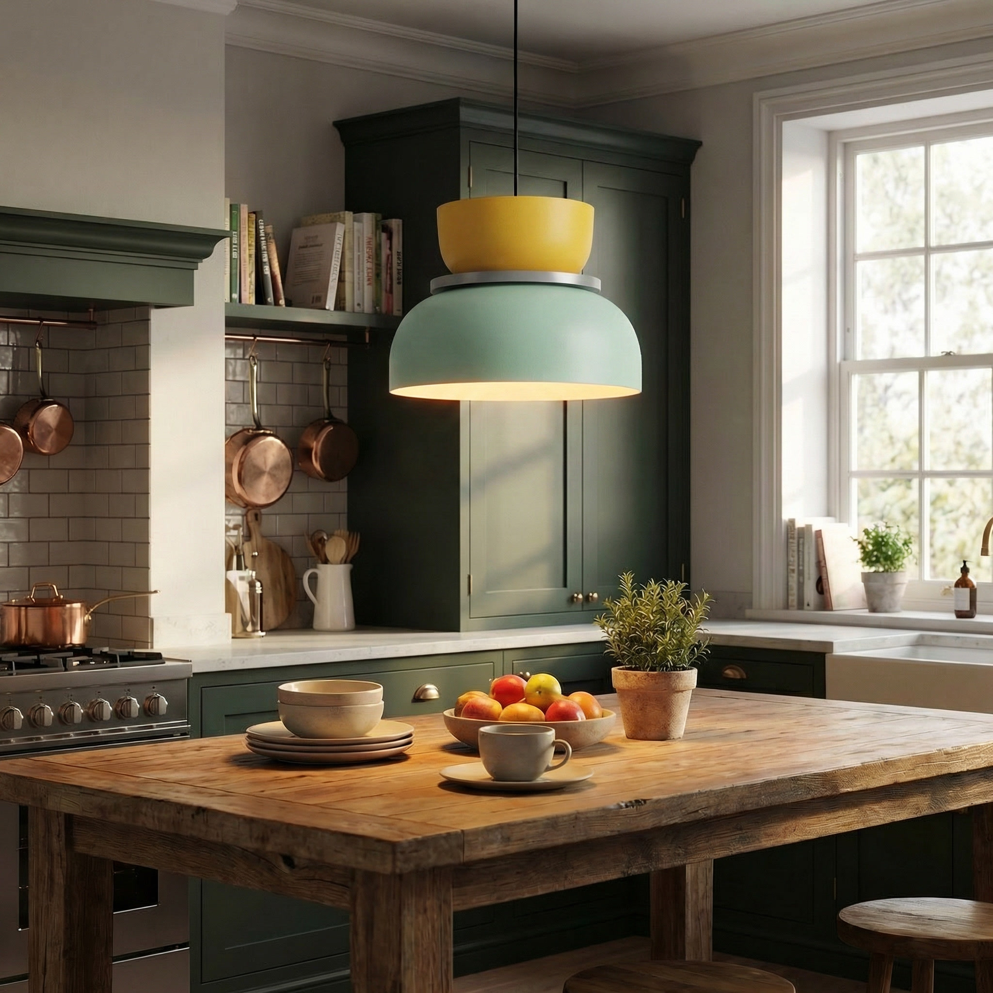 Nordic Macaron Pendant Light – Modern Acrylic Chandelier