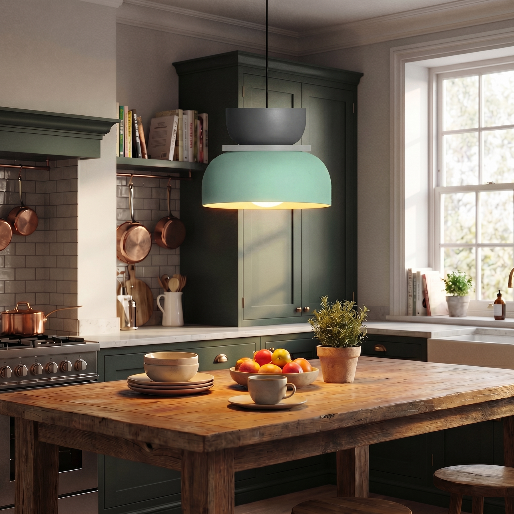 Nordic Macaron Pendant Light – Modern Acrylic Chandelier
