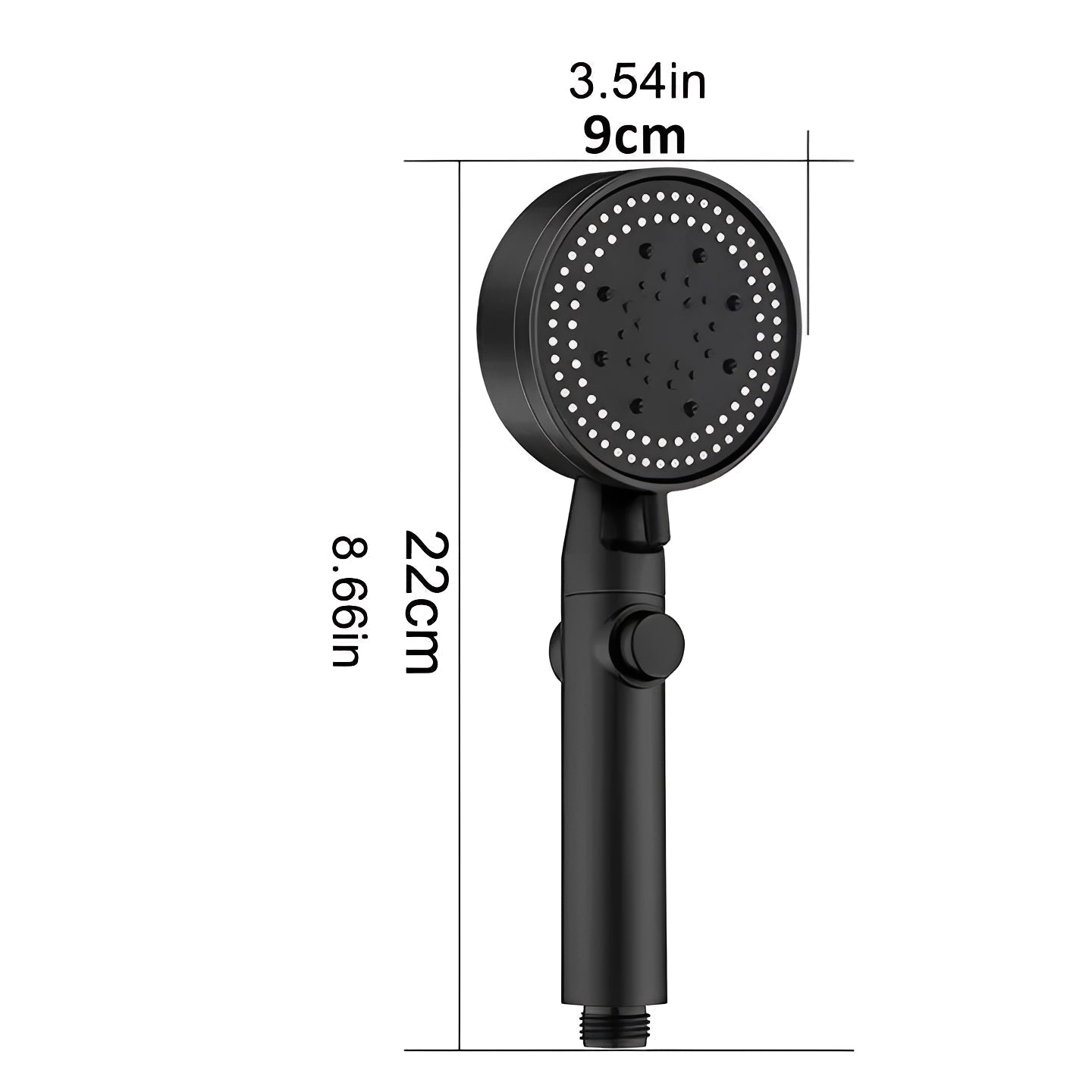 Versatile High Pressure Filtered Shower Head with 5 Modes