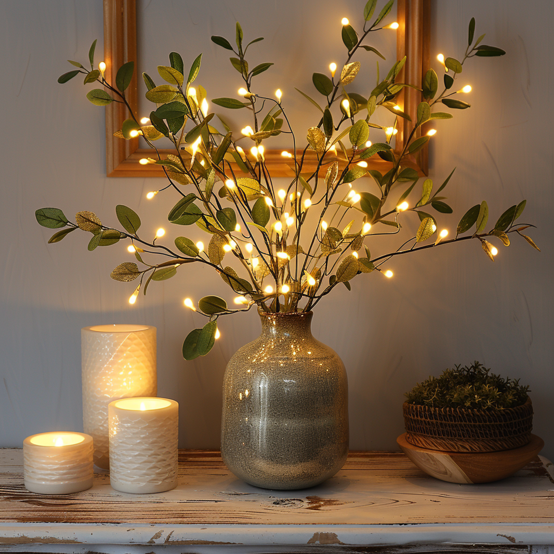 LED Olive Branch Decorative Light