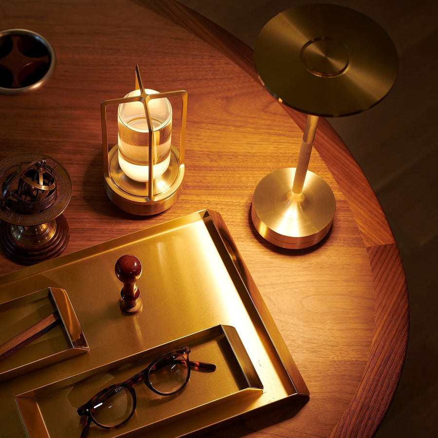 LumiCage | Table Lamp – Wireless Touch Control & Adjustable Light