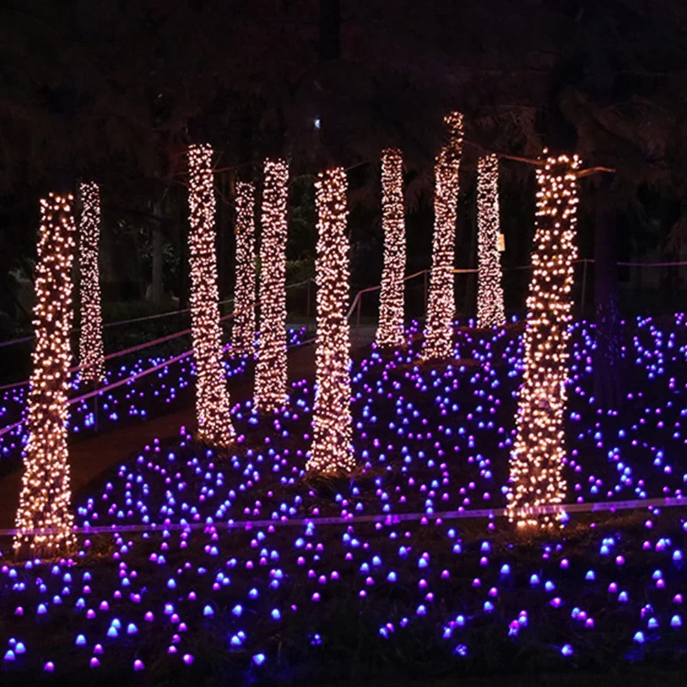LumiGarden | Solar-Powered String Lights – Elegant Outdoor Decoration