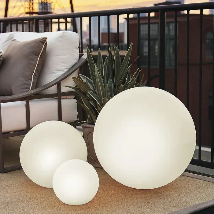 LuminAura | Spherical LED Garden Light – 16-Colour Ambient Glow