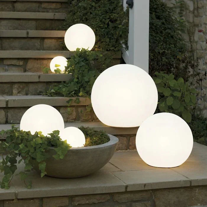 LuminAura | Spherical LED Garden Light – 16-Colour Ambient Glow