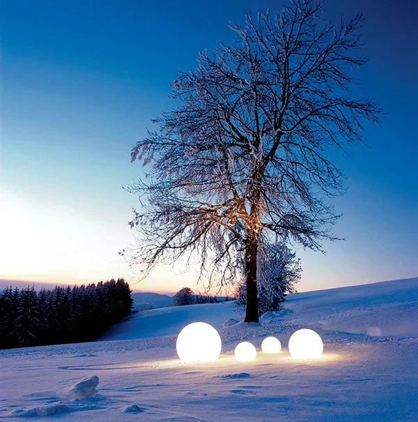 LuminAura | Spherical LED Garden Light – 16-Colour Ambient Glow