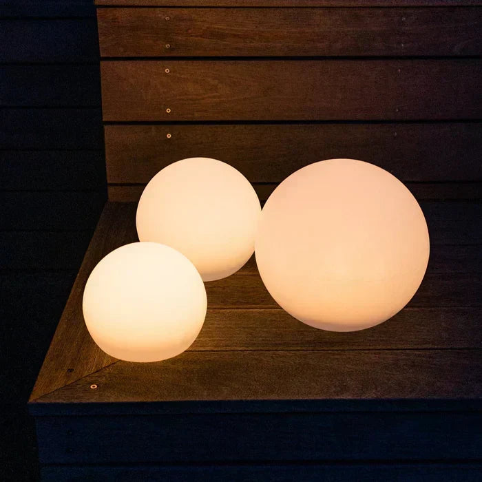 LuminAura | Spherical LED Garden Light – 16-Colour Ambient Glow