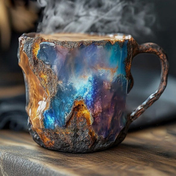 LumiStone | Crystal Mug – Artistic Handcrafted Design for Refined Taste