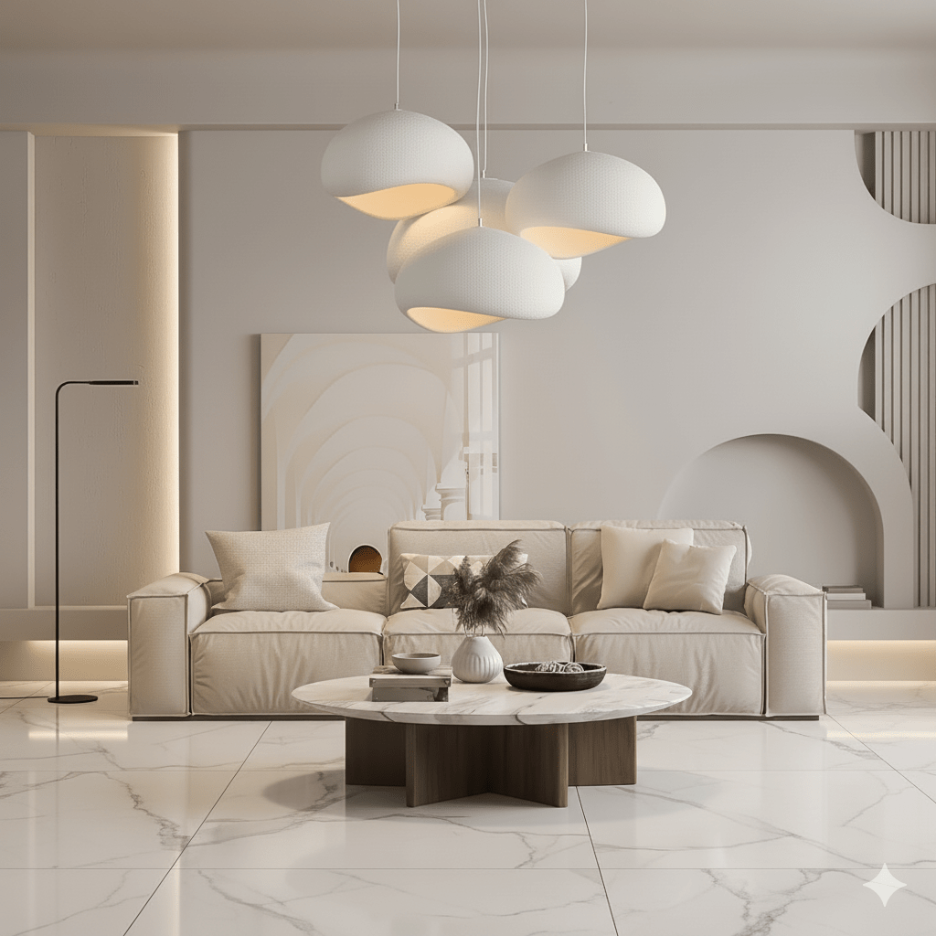 LumiVetra | Pendant Ceiling Light – Dimmable Glass Elegance