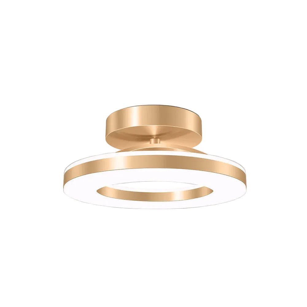 Modern Circular LED Ceiling Light with Ring Design
