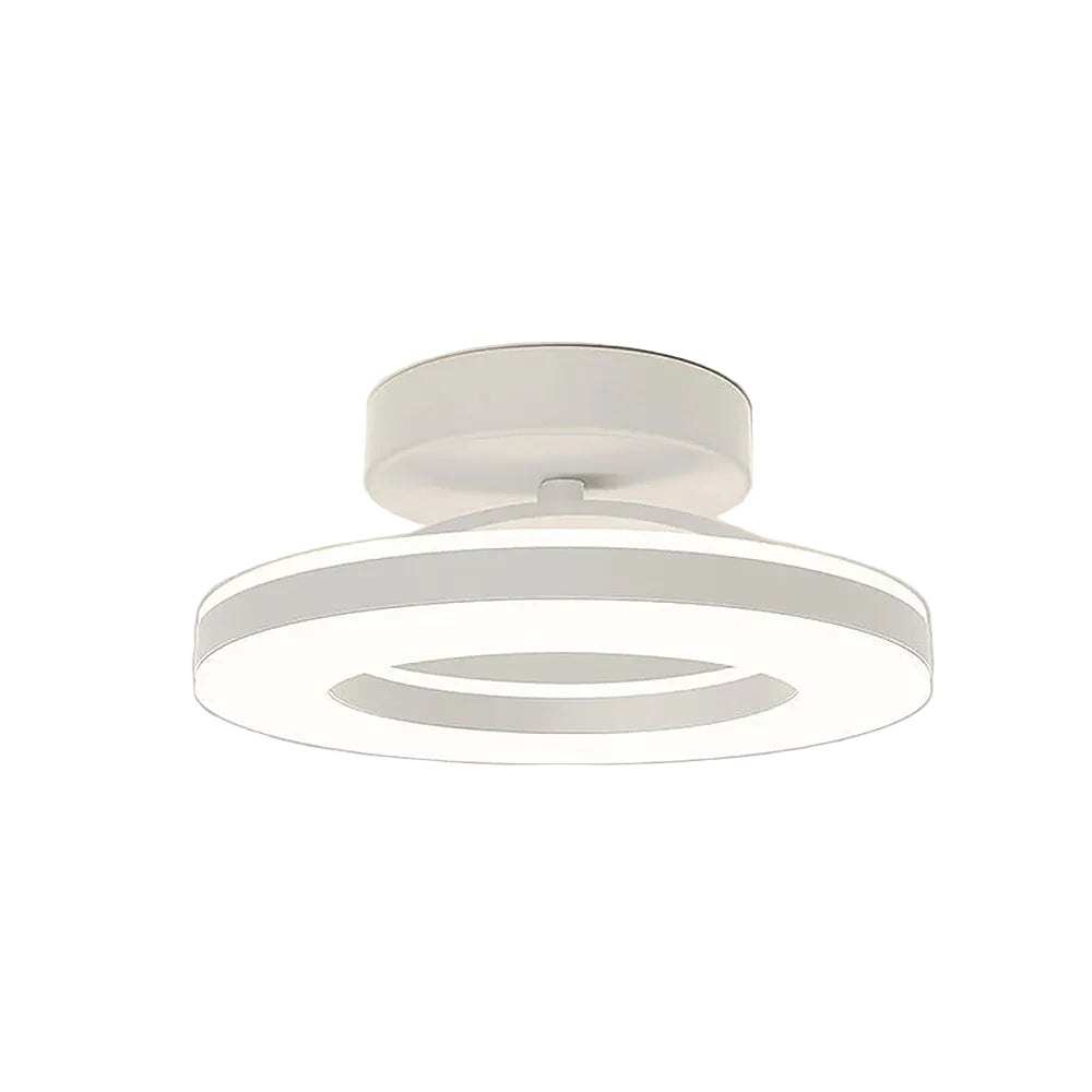 Modern Circular LED Ceiling Light with Ring Design