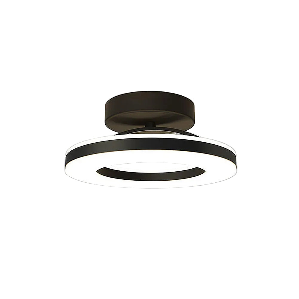 Modern Circular LED Ceiling Light with Ring Design