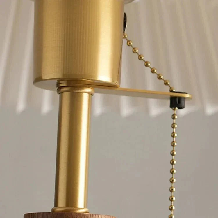 Vintage Wooden Table Lamp