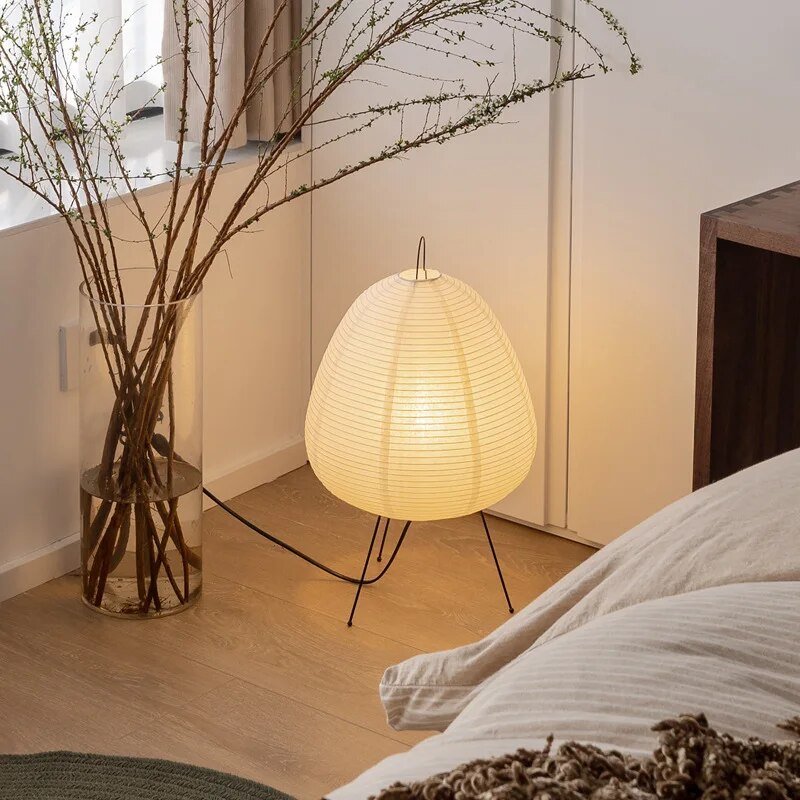 Japanese Paper Lantern Table Lamp