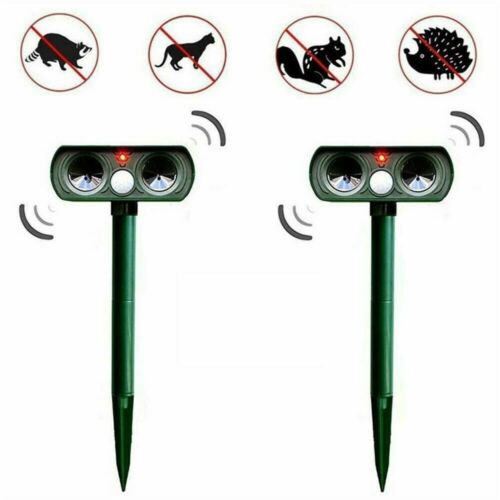 Solar Infrared Animal Repeller Outdoor Pest Deterrent Device