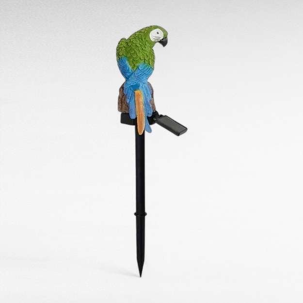 Bird Shaped Solar LED Garden Lights on Stake for Outdoor Areas