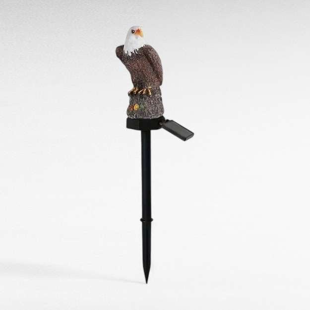 Bird Shaped Solar LED Garden Lights on Stake for Outdoor Areas