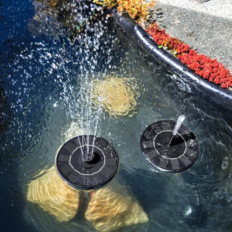 Floating Solar Fountain Pump for Garden Ponds and Bowls