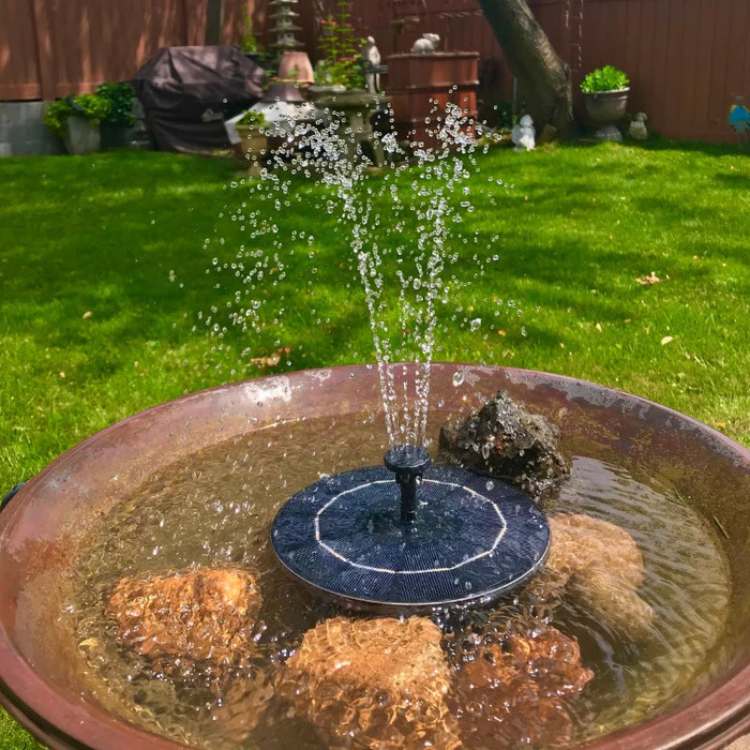Floating Solar Fountain Pump for Garden Ponds and Bowls