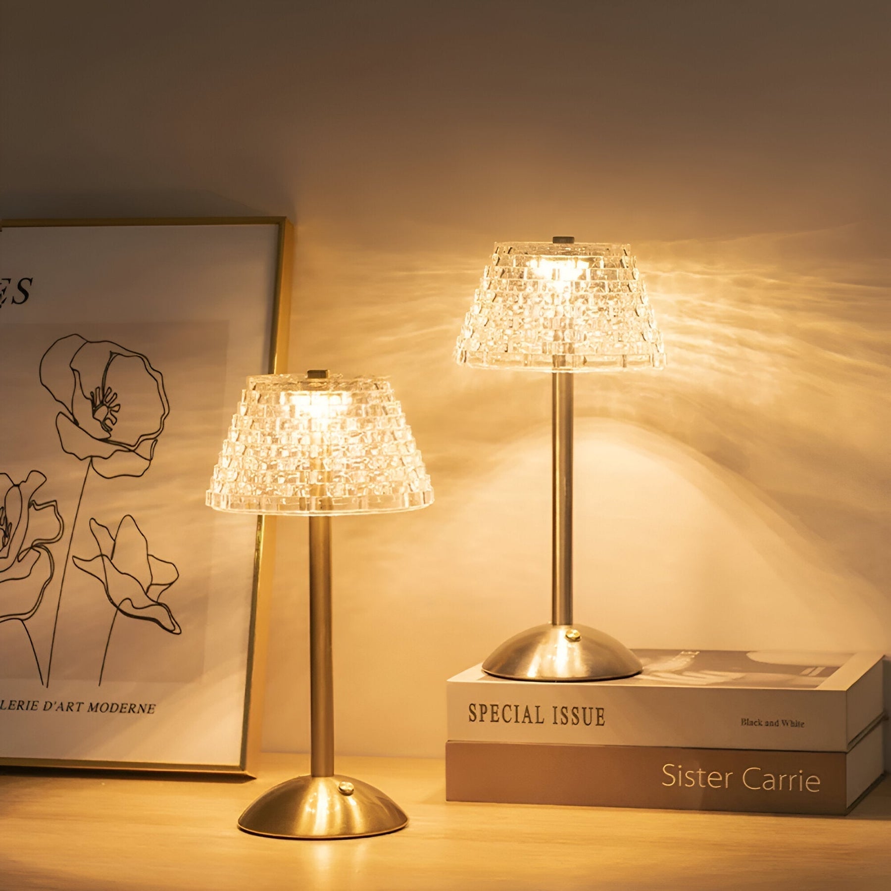 VintageAura | Table Lamp – Elegant Dimmable Lighting
