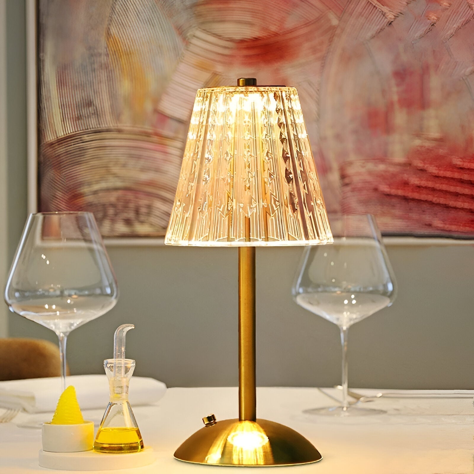 VintageAura | Table Lamp – Elegant Dimmable Lighting